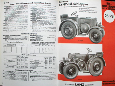Haefner "Lanz Bulldog Prospekte" Lanz-History 1990 (9625)